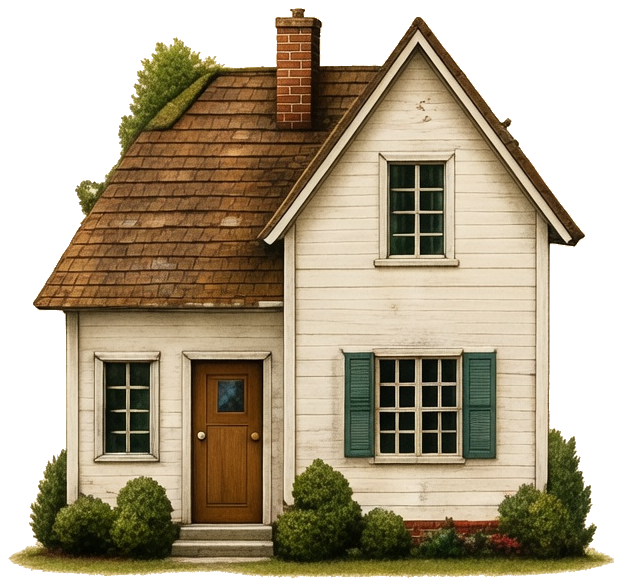 Small house representing homeschool families